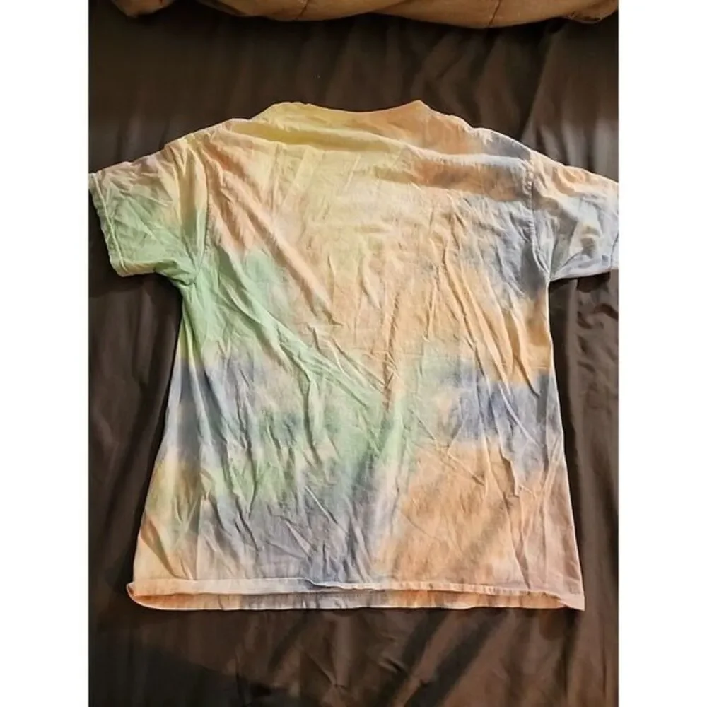 Vintage Nickelodeon Medium Large Rugrats White Tie Dye Tee Shirt T-Shirt Top‎